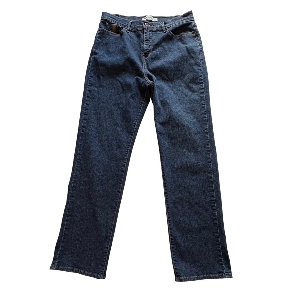 Vtg Levis 512 Jeans Womens 12S 31x30 Dark Wash Slimming Straight Denim Y2K Clean